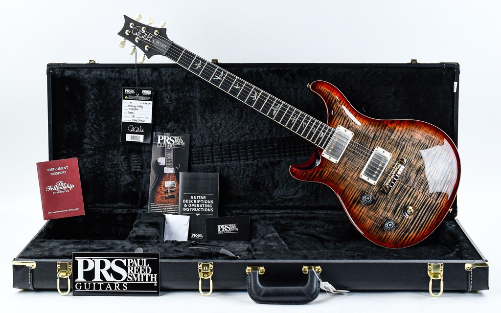 PRS McCarty WoodLibrary【最終値下げ】 PRS Wood Library McCarty 10 Top Charcoal Cherry Burst Lefty
